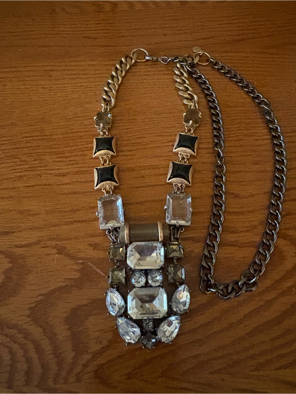 Stella & Dot Phoenix Crystal & Enamel Statement Necklac